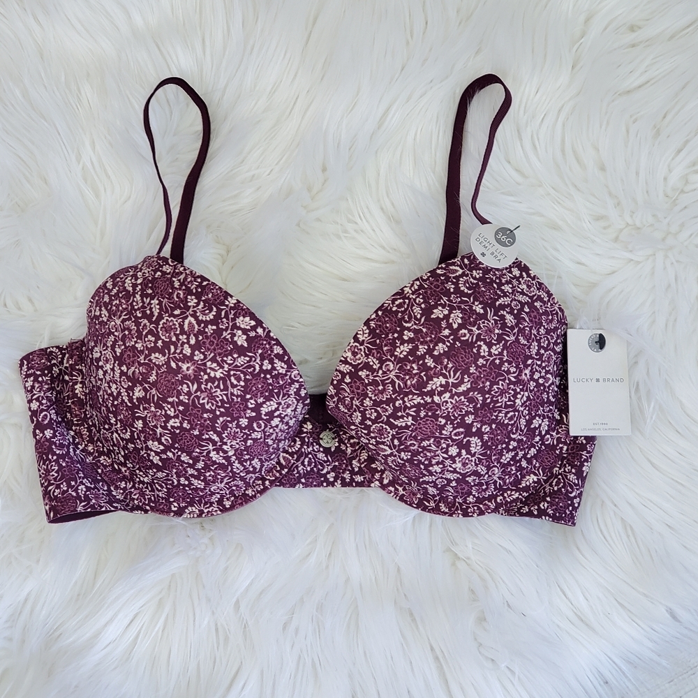 Lucky Brand Demi Bra   36C  NWT